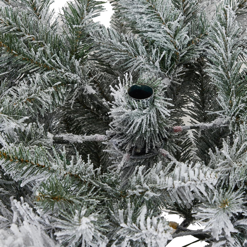 garvee 6 ft pencil christmas tree,artificial pre-lit christmas showing dimensions