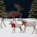 best choice products 2d moose family outdoor 3pc, main product view