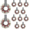 9.5'' small christmas kitchen cabinet wreaths with adjustable, main product view