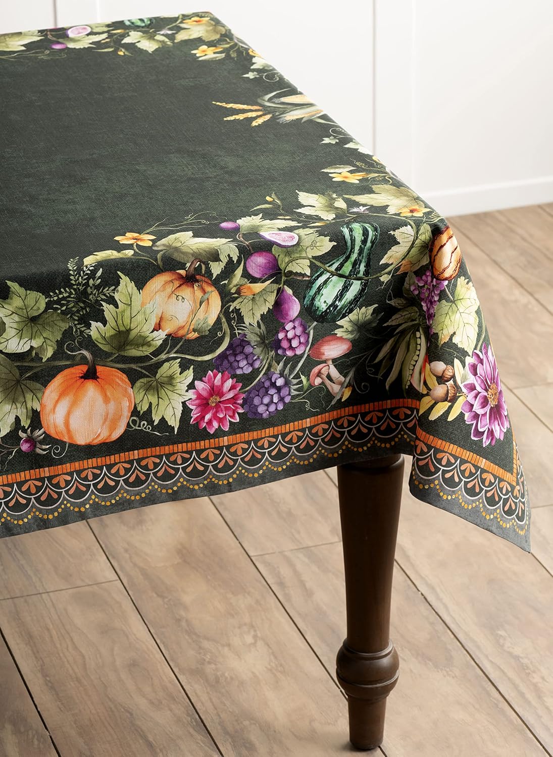 Maison d' Hermine Table Cloth Rectangle Table Reusable 100% Cotton 60&quo...