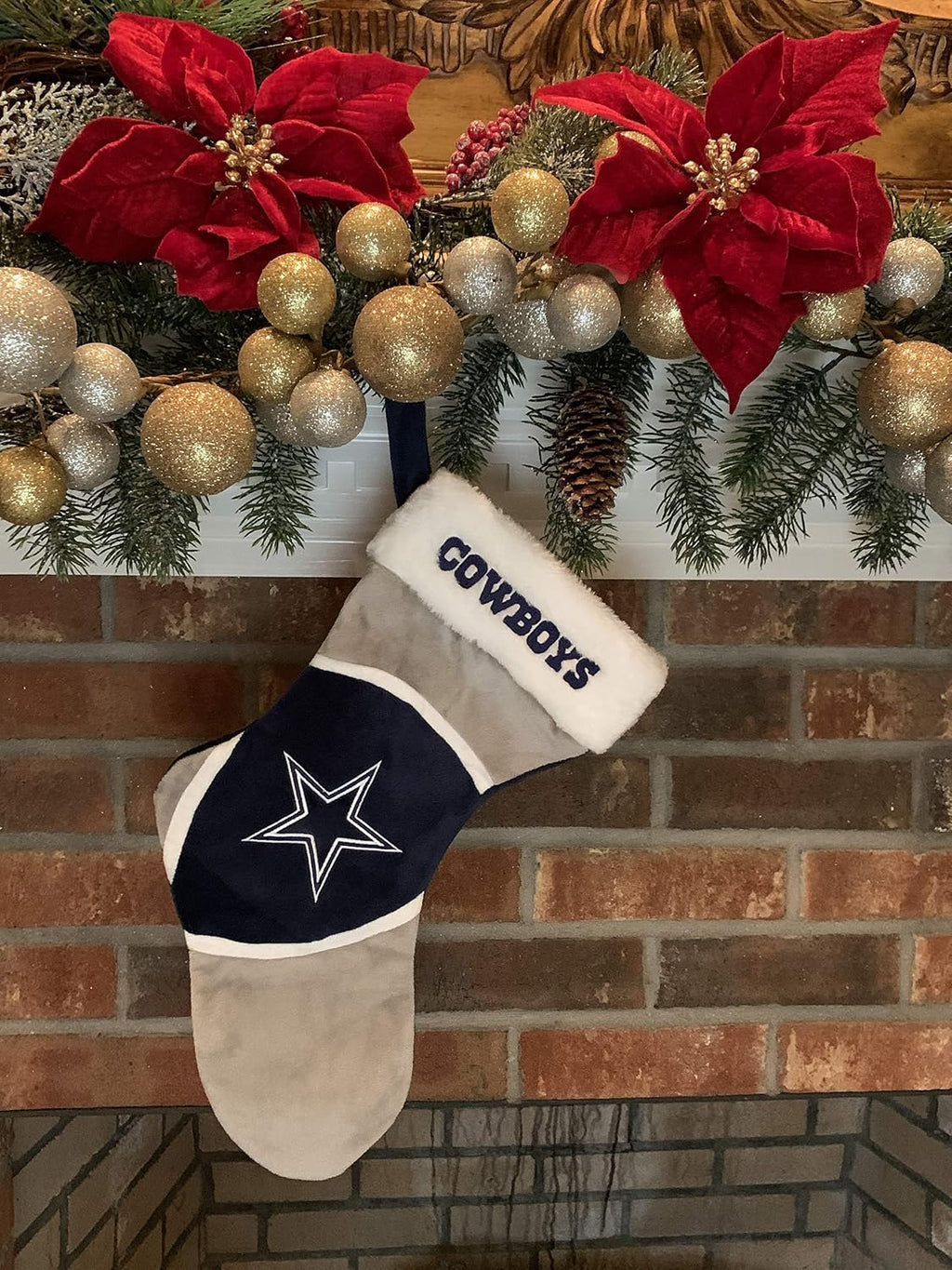 FOCO NFL Christmas Stocking - Plush Limited Edition Holiday Stocking - Represent The NFC East and Show Your Team Spirit with Officially Licensed Football Fan Decorations
