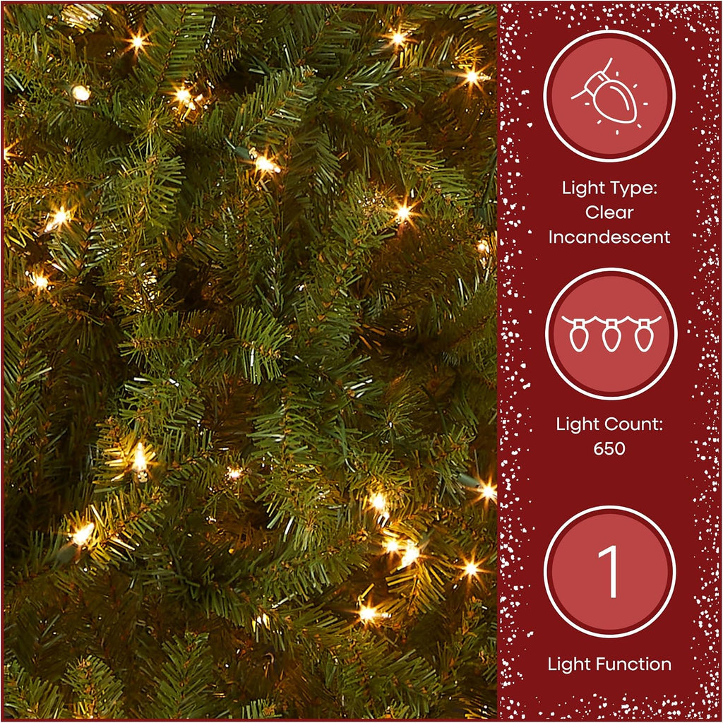national tree company 6.5ft pre-lit dunhill fir artificial, package contents