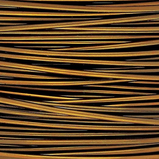 The Beadsmith Wire Elements Craft Wire – Tarnish Resistant, Soft Temper, Round, Vintage Bronze Color – 0.32mm, 28 Gauge, 40 Yard Spool – Jewelry Making, Wire Wrapping, & Other DIY Crafts