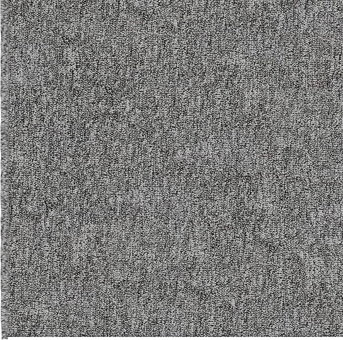 Ottomanson 2' x 11' Ultra-Thin Hallway Runner Rug - Durable Non-Slip Carpet for High-Traffic Areas - Fits Under Doors for Seamless Entry - Ideal for Kitchen, Entryway, Bedroom & Living Room, Gray
