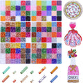 songin 28800 pcs bugle beads kit, 6 boxes, main product view