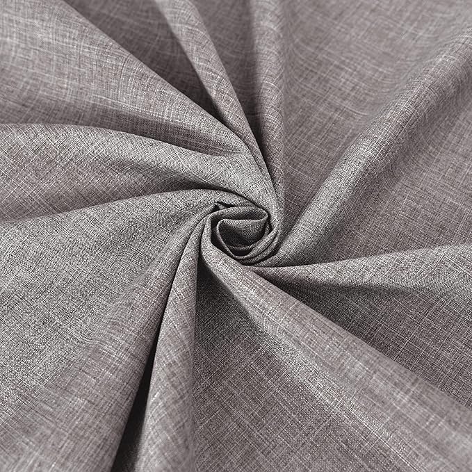 Fitable Linen Textured Square Tablecloths 2 Pack, Washable Fabric Table Clothes, Holiday Table Covers for Kitchen Dining, Party, Farmhouse (Stone, 54 x 54 Inch)