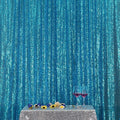 Poise3EHome 6FT x 8FT Turquoise Sequin Photography Backdrop Curtain for Party Decoration