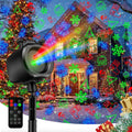 christmas light projector outdoor, 2-in-1 holiday projector with, main product view
