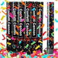 16in Biodegradable Confetti Poppers,Confetti Cannons Bulk with Colorful Confettis Design for Ceremony Party Favor Supplies,Birthday Holiday,Halloween Thanksgiving,Christmas,New Year's Eve(2Pack)