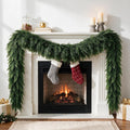 9ft christmas cedar garland,real touch soft greenery christmas, main product view