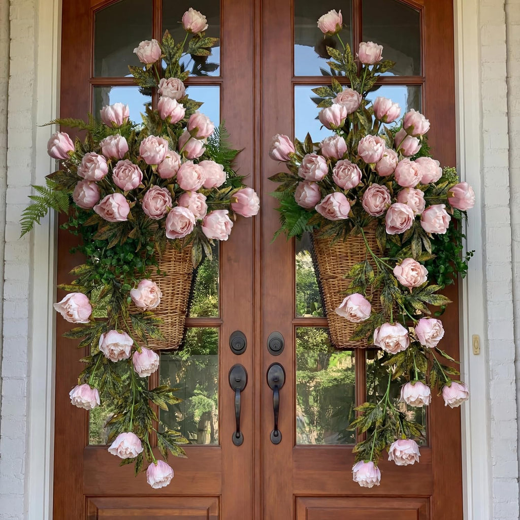 thiccywoov faux silk peony artificial flowers stem for, view 9