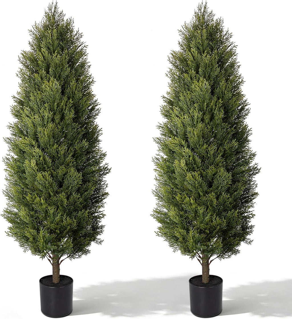 artificial cedar tree set of 2 – 5ft, main product view