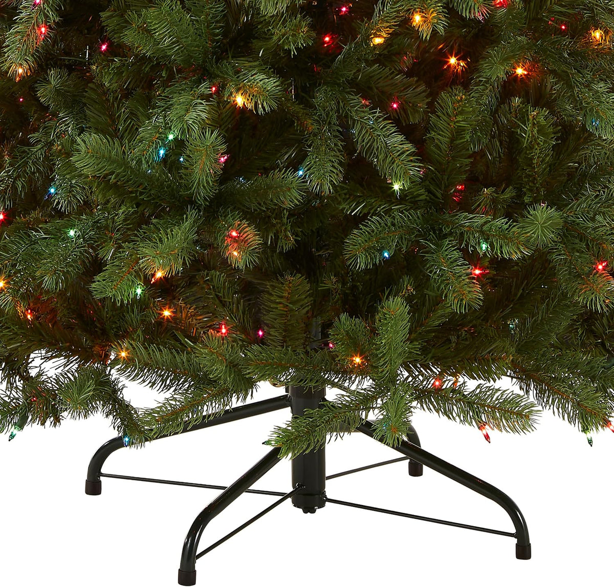 national tree company 6.5ft pre-lit downswept douglas fir, close-up detail