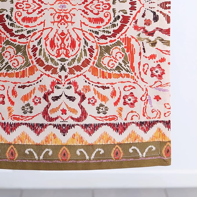Maison d' Hermine Table Runner 100% Cotton Single Layer Table Runners 72 inches Long for Thanksgiving Christmas Decorations Home Kitchen Dining Party Wedding (Damask, 14.5" x 72")