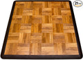 Big Floors 3X3OAKFLOOR Interlocking Lightweight Plastic Modular Dance Floor Kit (3' x 3'), Oak, 21 Piece