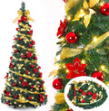 decoway pre lit christmas tree: pop up 6, main product view