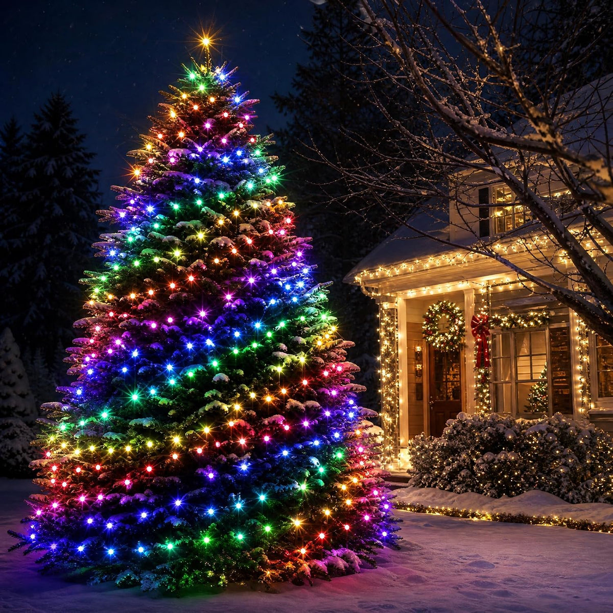 Dazzle Bright Smart Christmas String Lights, 131 FT 400 LED String Lights