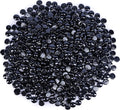 Galashield Flat Glass Marbles for Vases Black Glass Gems Beads Pebbles Vase Filler (5 LBS, Approx. 540 PCS)