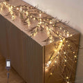 hairui lighted brown garland 6ft 120 led fairy, main product view