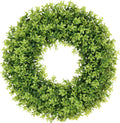 vlorart 24 inch large boxwood door wreaths for, main product view