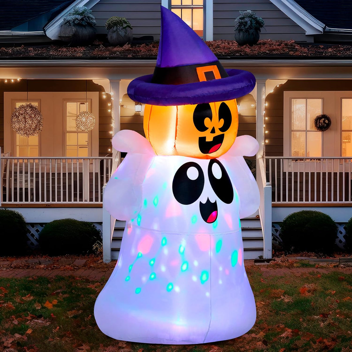 Joiedomi 5 FT Tall Halloween Inflatable Outdoor Decor, Blow Up Yard Decoratio...