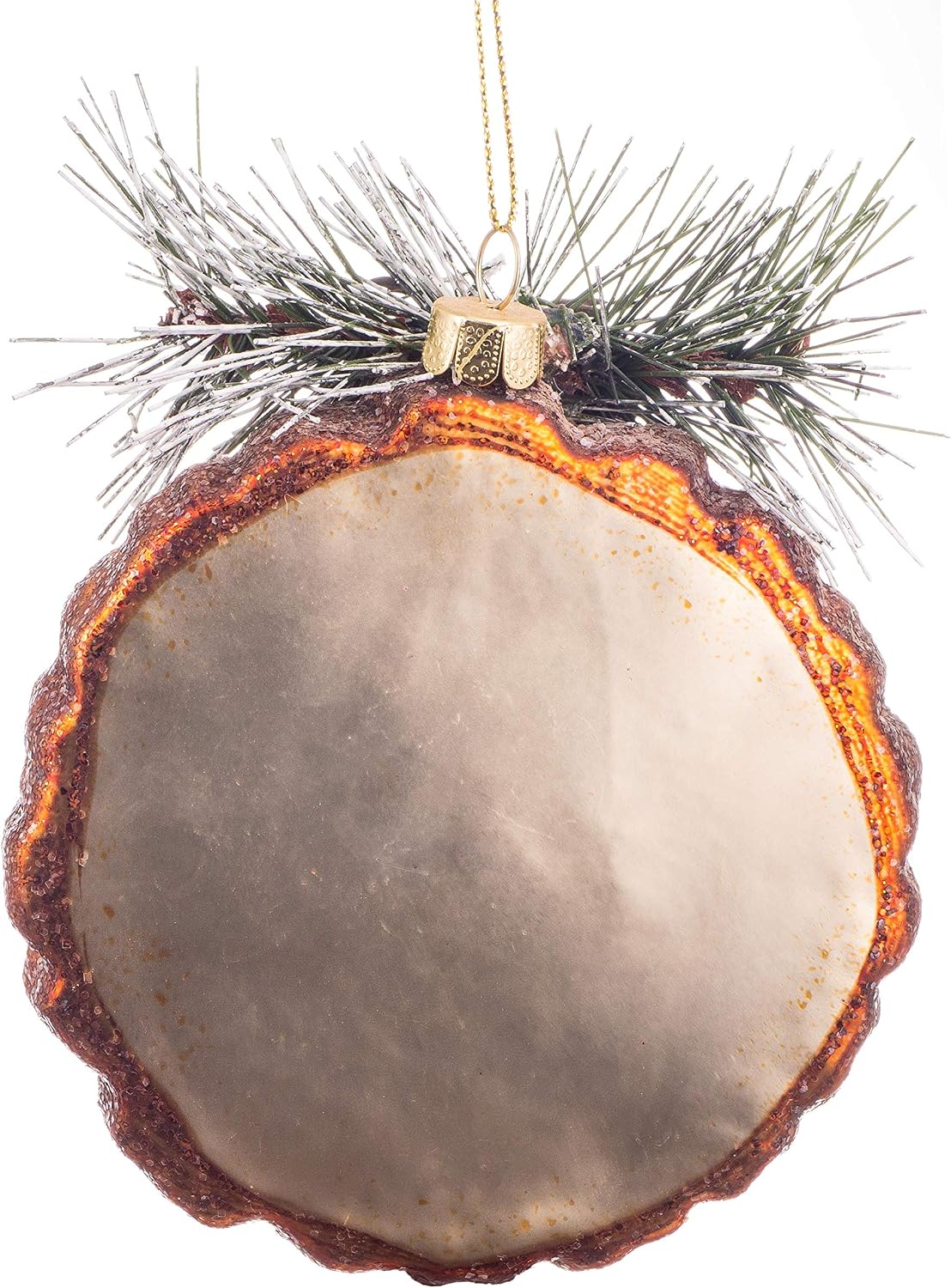 Glass Blown Ornaments for Christmas Tree Pine Tree Stump