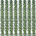 waipfaru 8pcs eucalyptus garland, 5.9ft greenery garland, green, main product view