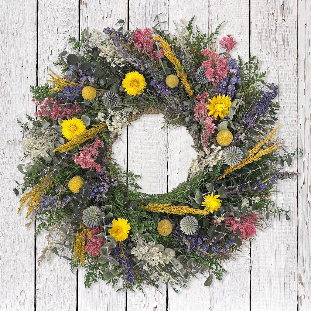 andaluca 19in preserved dried flowers natural botanical floral shown in use