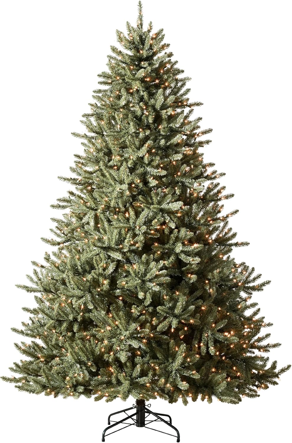 balsam hill 9.5ft pre-lit classic blue spruce, main product view