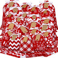 abbylike 40 pcs reusable christmas gift bags with, main product view