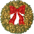 best choice products 30in large artificial pre-lit fir, main product view