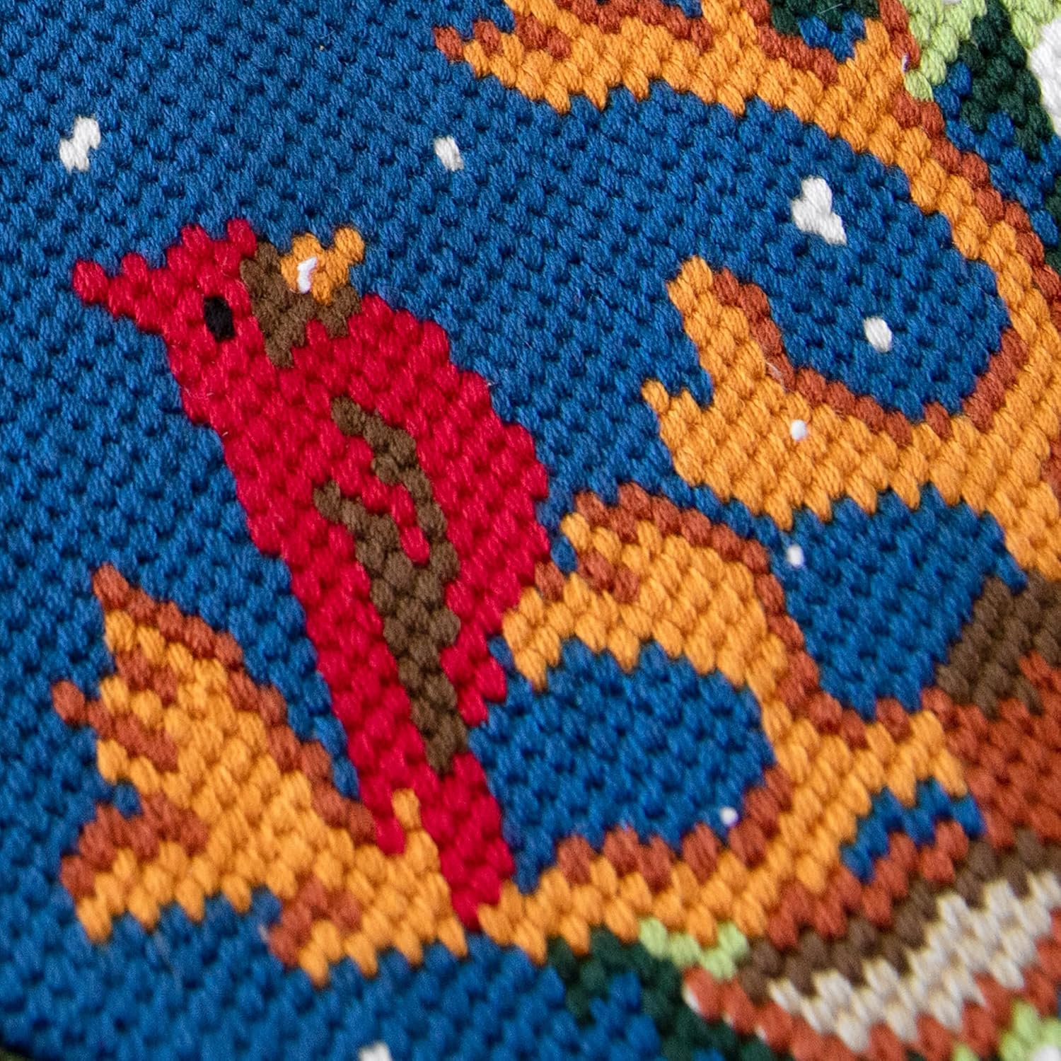 Let's Make Memories Personalized Needlepoint Christmas Stocking - Embroidered Family Stockings - Old-Fashioned Christmas Décor - Mantel Décor - 8"x17" - Customized Embroidered Name - Polar Bear