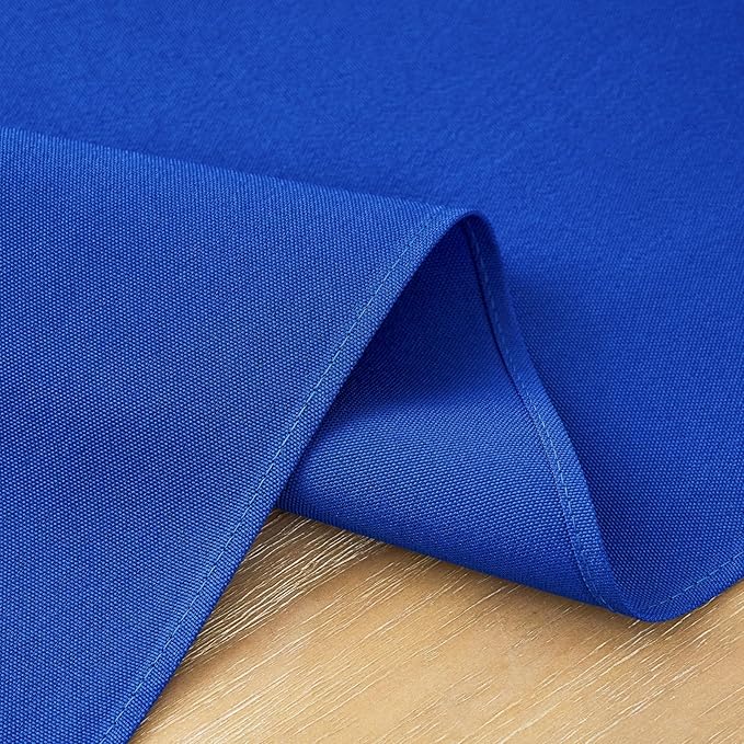 2 Pack Blue Table Runner 12 x 90 Inch Solid Color Farmhouse Runners Coffee Table Dresser for Daily Party Home Decoration