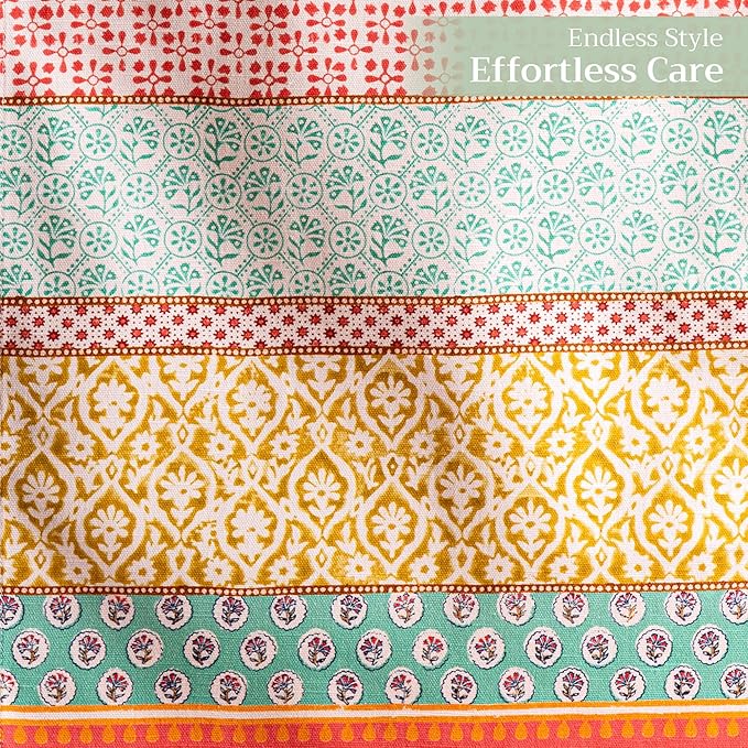 Maison d' Hermine Table runner 100% Cotton Single Layer Table Runners 108 inches long Decorative for Home Kitchen Dining Party Baby Shower Wedding Bridal Shower Spring Summer (Provence, 14.50" x 108")