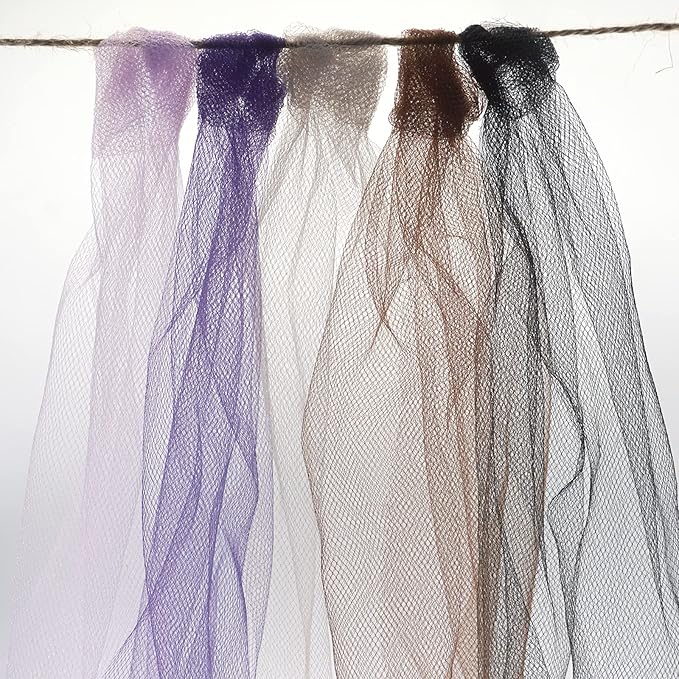 Silver Tulle Fabric Roll 6 Inch X 300 FT (100 Yards) Matte Tulle Ribbon Netting Mesh Spool for DIY Tutu Skirt Wedding Bow Gift Wrapping Baby Shower Christmas Party Halloween Decorations