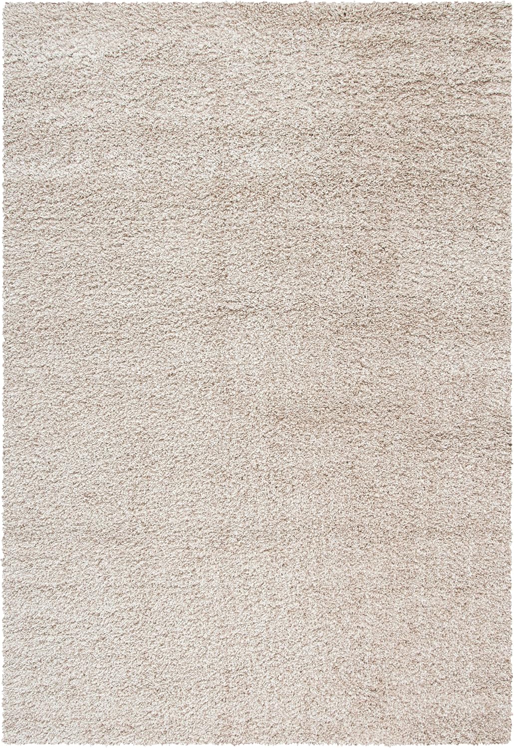 SAFAVIEH Area Rug 8x10 - California Shag Collection - Large - Beige, Non-Shed...