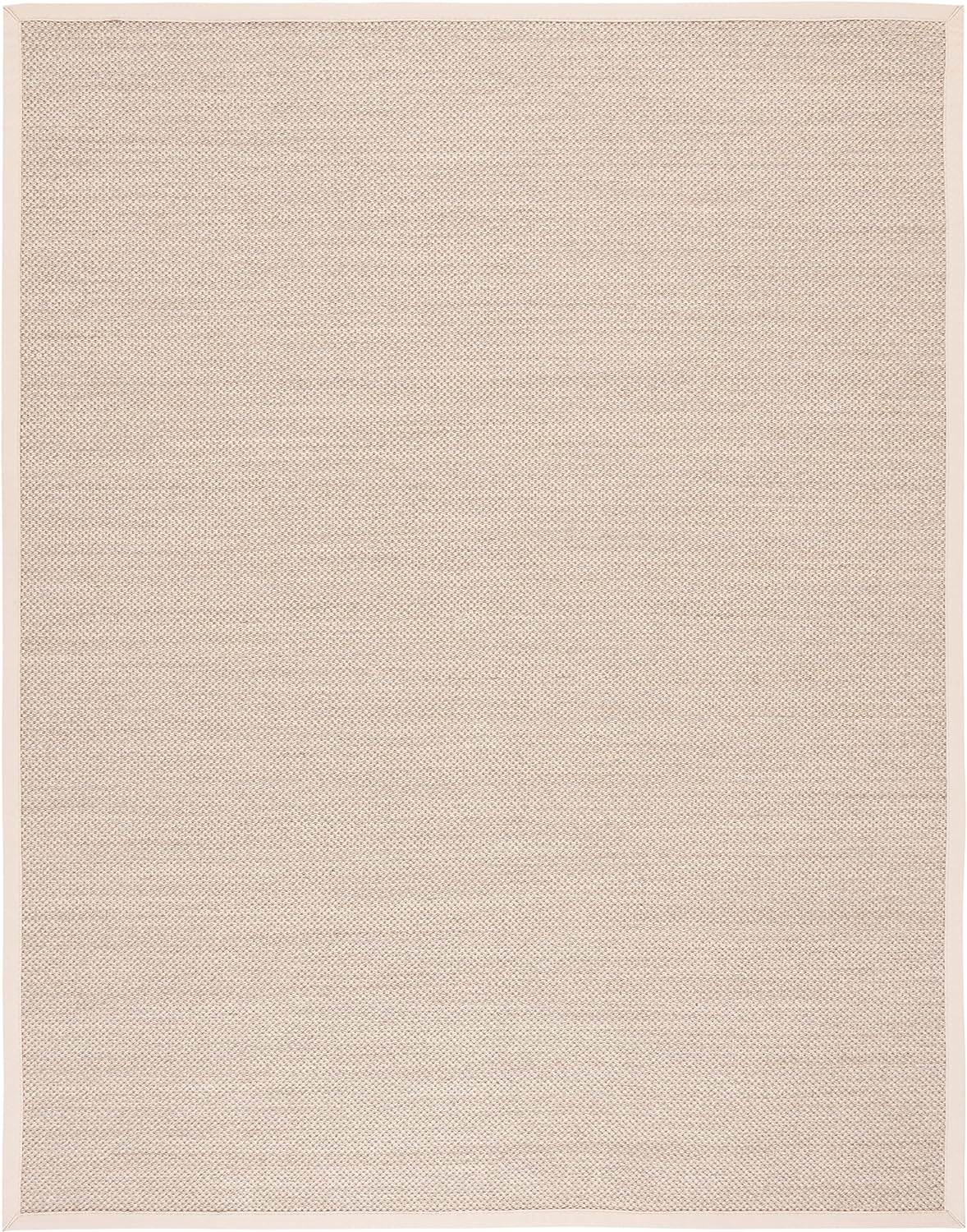 SAFAVIEH Natural Fiber Area Rug 9x12 Large Sisal Textured, Marble NF143C