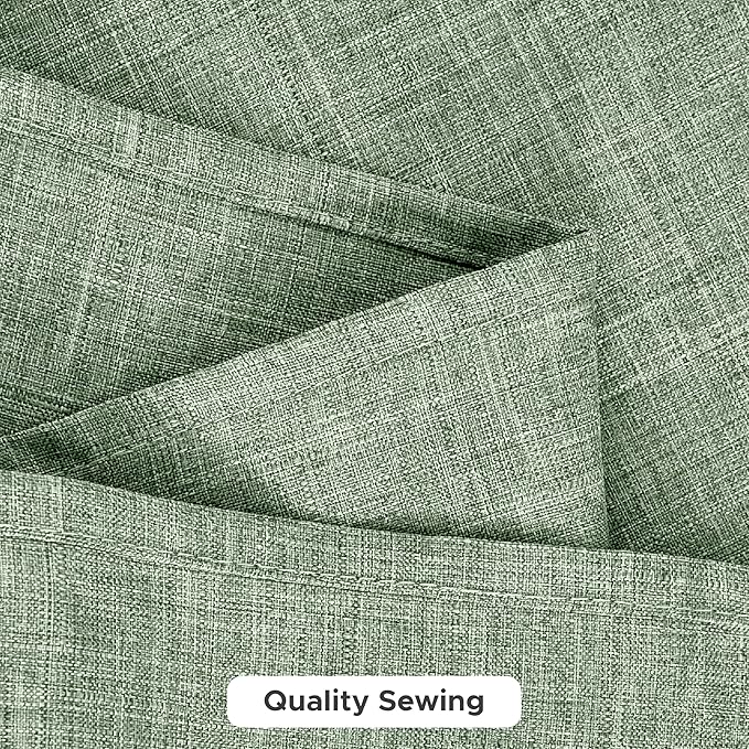 Fitable Faux Linen Tablecloths for Rectangle Tables: Water & Stain Resistant Farmhouse Table Cloth, Washable Burlap Textured Table Covers for Kitchen Dining Party(2 Pack, 60x102 Inch, Sage Green)