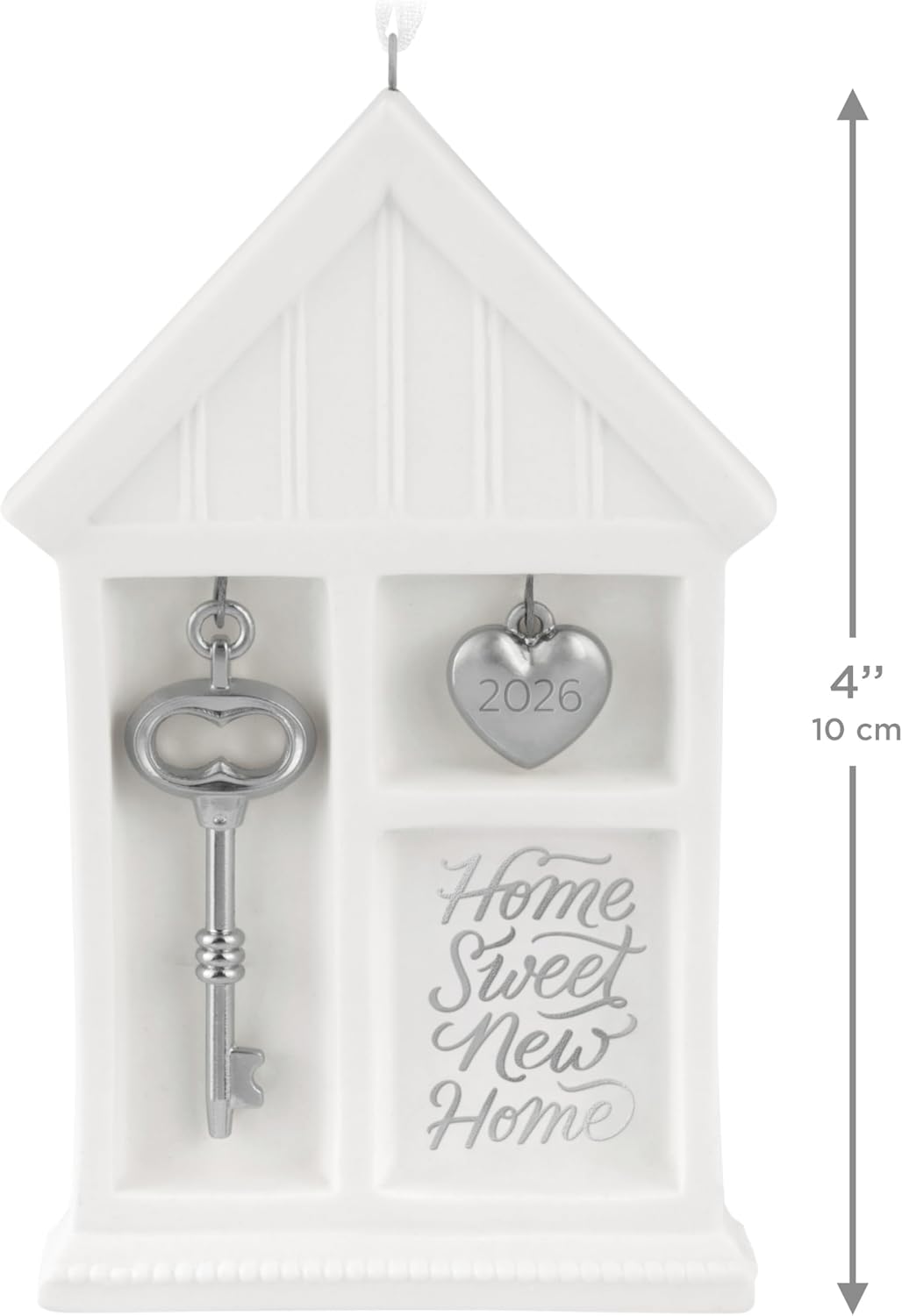 Hallmark Keepsake Christmas Ornament 2026, Home Sweet New Home 2026, Porcelain and Metal, Housewarming Gifts