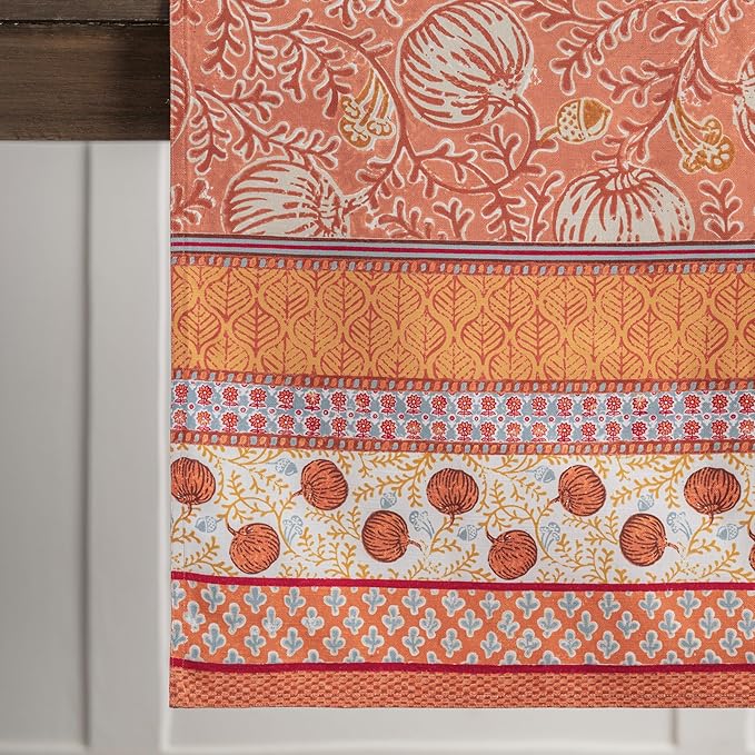 Maison d' Hermine Table Runner 100% Cotton Double Layer Table Runners 108 inches Long for Thanksgiving Christmas Decorations Home Kitchen Dining Party Wedding (Harvest Festival, 14.5" x 108")