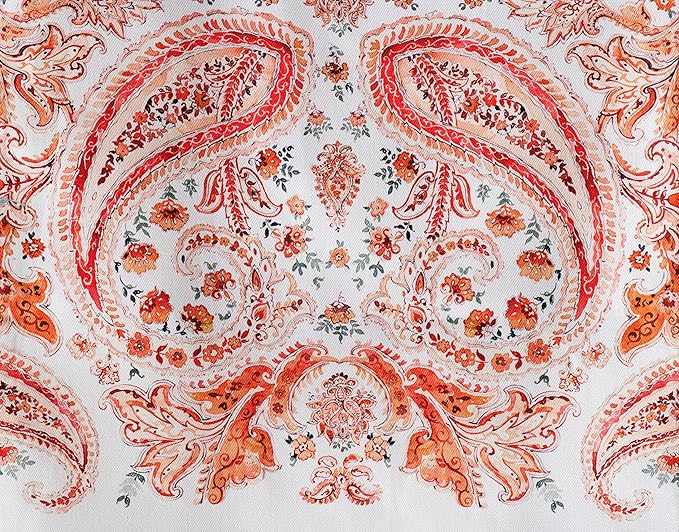 Maison d' Hermine Table Runner 100% Cotton Single Layer Table Runners 60 inches Long for Thanksgiving Christmas Decorations Home Kitchen Dining Party Wedding (Orient, 14.5" x 60")