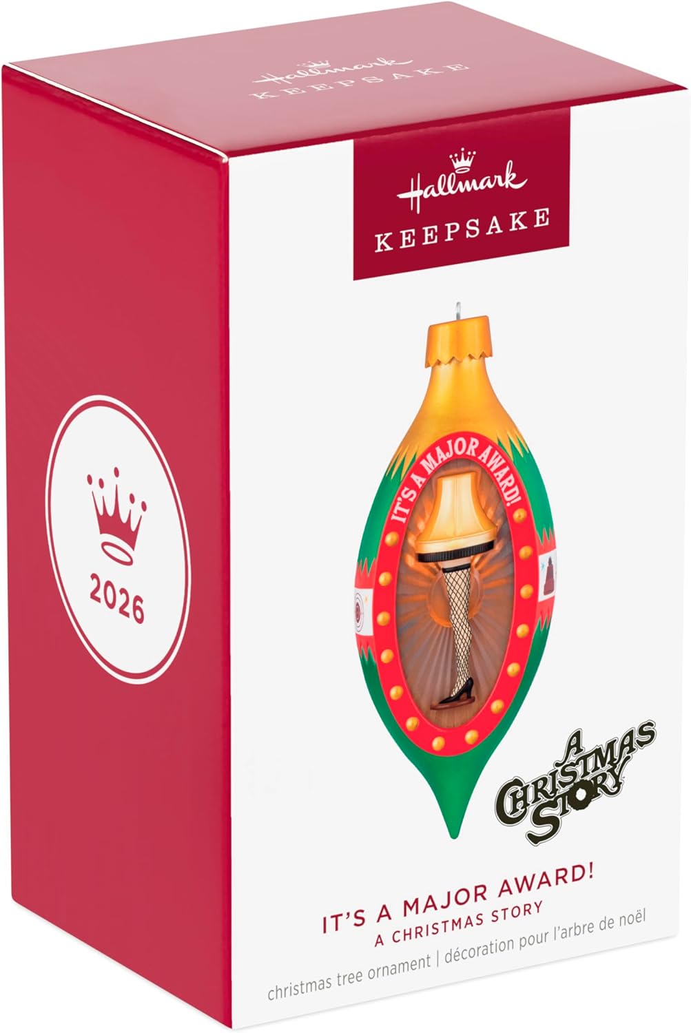 Hallmark Keepsake Christmas Ornament 2026, A Christmas Story It's a Major Award!, Christmas Movie Gifts