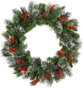 national tree company 24in pre-lit wintry pine artificial, main product view