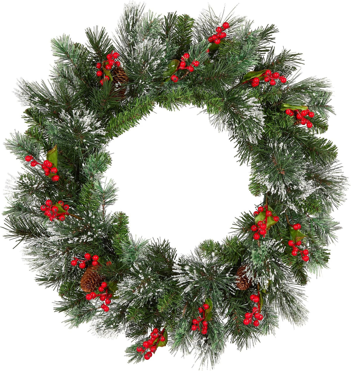 national tree company 24in pre-lit wintry pine artificial, main product view