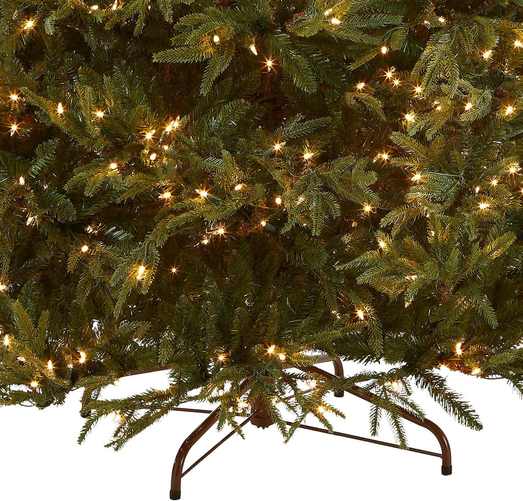 national tree company 7.5ft pre-lit fraser grande artificial, close-up detail