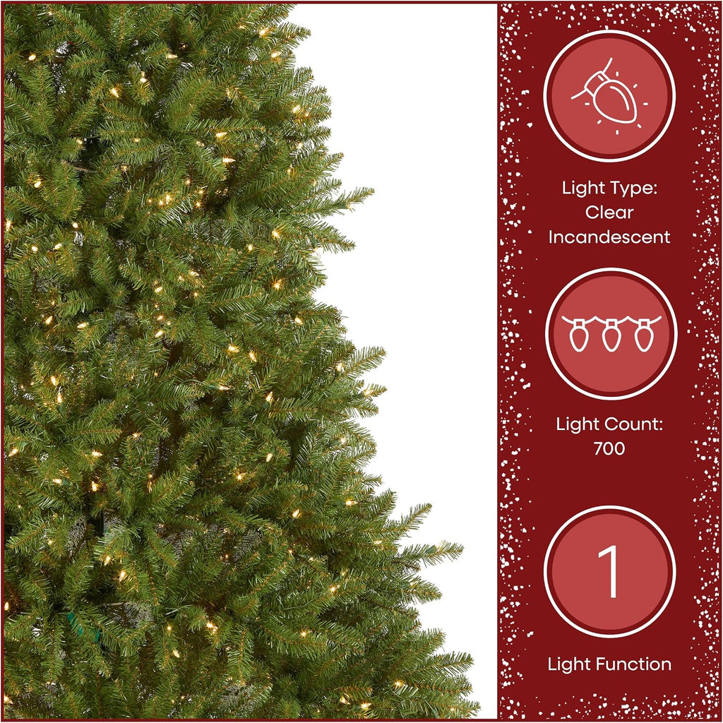 national tree company 7ft pre-lit dunhill fir artificial, package contents
