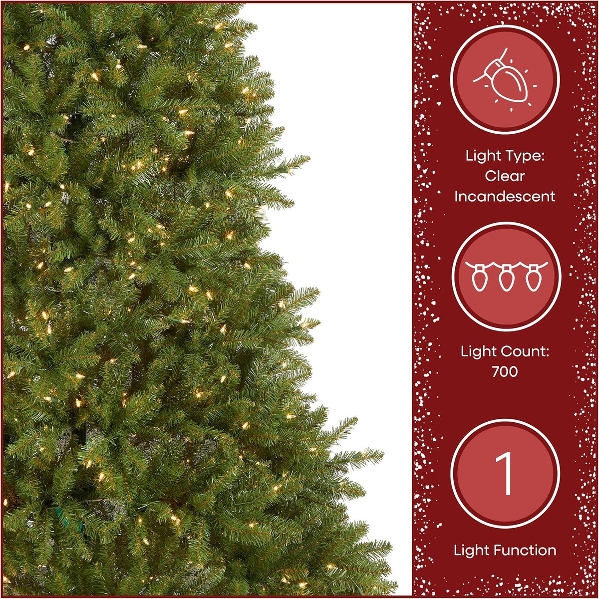 national tree company 7ft pre-lit dunhill fir artificial, package contents