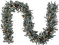 national tree company 9ft pre-lit arctic spruce christmas, main product view