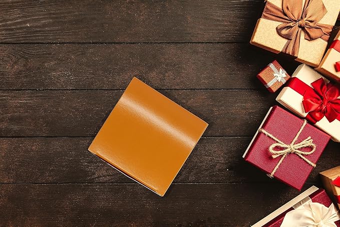 Oletx 25 Pcs Orange Paper Gift Boxes, Halloween treat boxes, Small Candy Boxes Bulk, 3x3x3 inch Gift Box with Lids, Goodie Treat Boxes for Party Favors, Birthday Gifts, Wedding Gifts