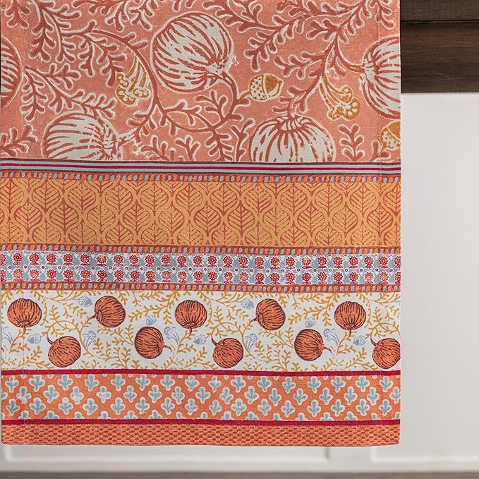 Maison d' Hermine Table Runner 100% Cotton Single Layer Table Runners 108 inches Long for Thanksgiving Christmas Decorations Home Kitchen Dining Party Wedding (Harvest Festival, 14.5" x 108")